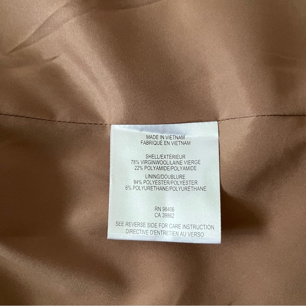 Theory Razan Tan Coat - Picture 7 of 8